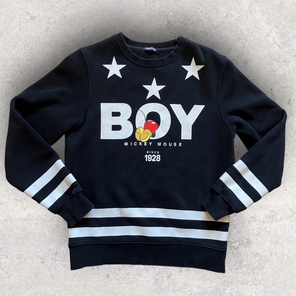 Stayreal Disney BOY Japanese Streetwear Sweatshirt Mickey Mouse Small - Picture 3 of 6